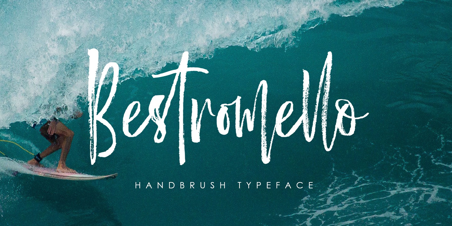 Bestromello Script Font preview